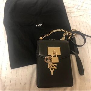DKNY black crossbody bag